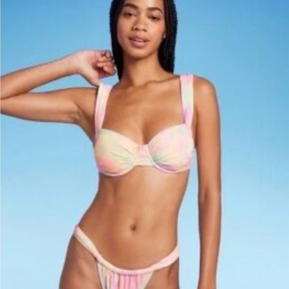 Wild Fable Pastel Tie-Dye Bikini